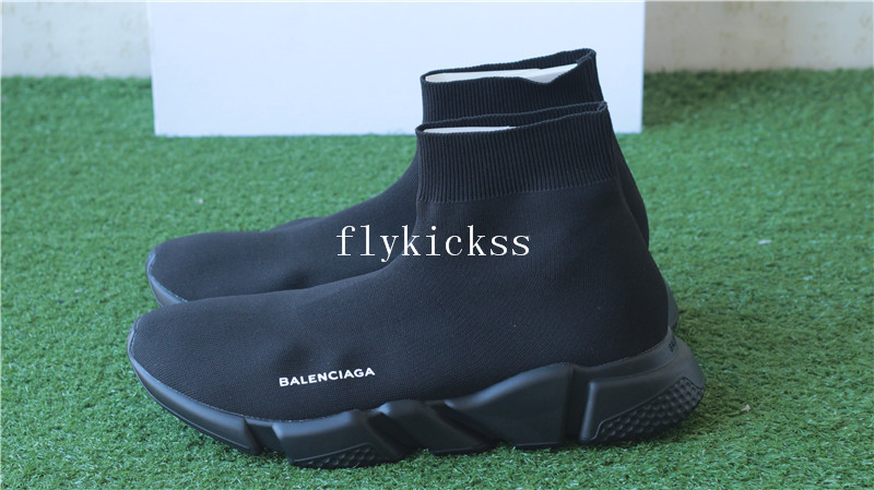 Balenciaga Speed Trainer Sock Race Runners Triple Black